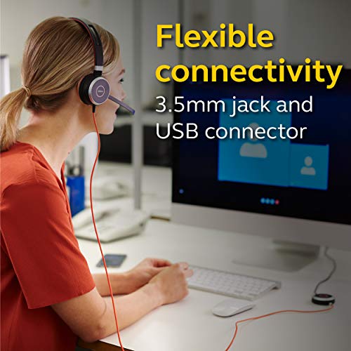 Jabra Evolve 40 MS Mono Casque audio – Casque certifié Microsoft pour VoIP Softphone avec annulation passive du bruit… - Les Beatles, Paul McCartney, John Lennon, RIngo Starr, George Harrison Jabra Evolve 40 MS Mono Casque audio - Casque certifié Microsoft pour VoIP Softphone avec annulation passive du bruit… – Image 5