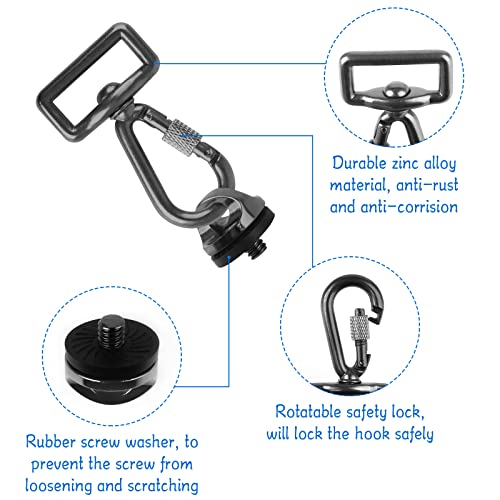 Guichangkai Kameragurt Gewinde 3Pcs Kamera Adapter-Schraube Kamera-Befestigungsschraube Kameragurt Schraube 1/4 Adapter… – Bild 5