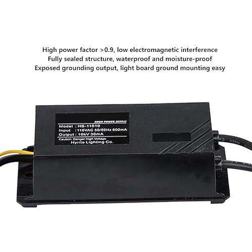 Miniatura 5 de Transformador electrónico de lámpara de neón de 110V 10Kv 30ma, fuente de alimentación del transformador de neón, kit de rectificador de convertidor