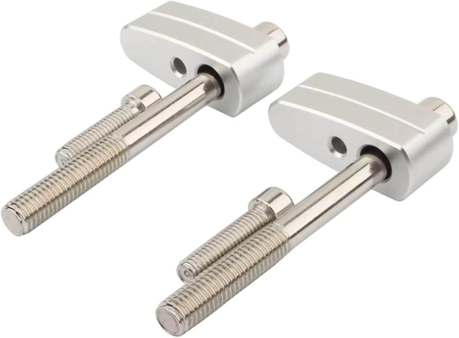 オートバイハンドルバーブラケット シルバー ハンドルバー ライザーバー ムーブアップ 20mm アダプター R用 NINE T用 K