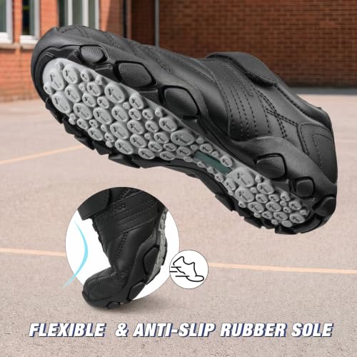 Image of UOVO Boys School Shoes Uniform Black Dress Shoes for Kids