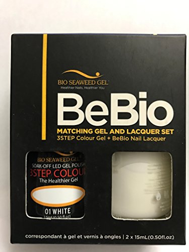 BIO SEAWEED BEBIO matching gel and lacquer set white #01