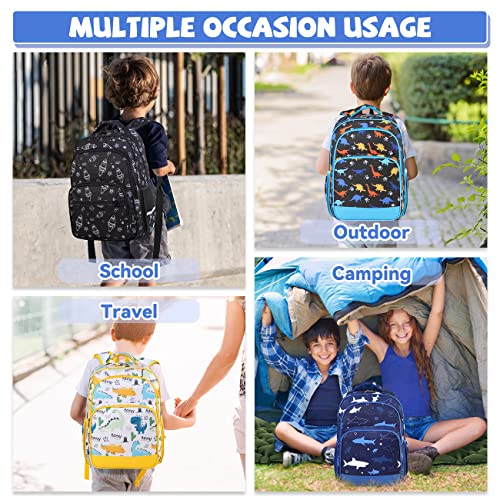 School bag for Kids, Vaschy Large Capacity Kid Backpacks fit 15.6in Laptop for Girl Boys Lightweight Children School Book Bag for Travel Elementary Middle Primary