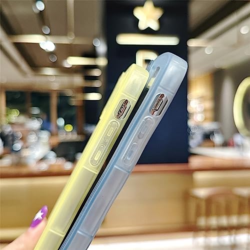 Image of Compatible with iPhone Xs Max Case 6.5 inch, Cute Kawaii Curly Wave Frame Shape Soft Silicone Shockproof Protective Phone Cover for Women Girls, Clear /Purple