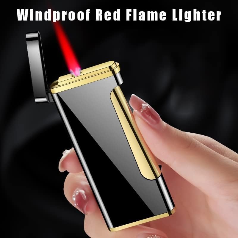 Encendedor Ultrafino Recargable de Butano Dorado miniatura 2