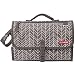 Skip Hop Pronto Signature Portable Changing Mat, Cushioned Diaper Changing Pad with Built-in Pillow, Grey Feather