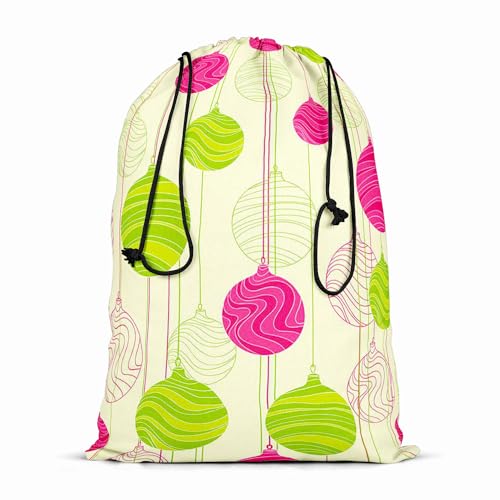 Image of ArtzFolio Christmas Balls | Reusable Sack Bag | Bag for Gym, Storage, Vegetable & Travel
