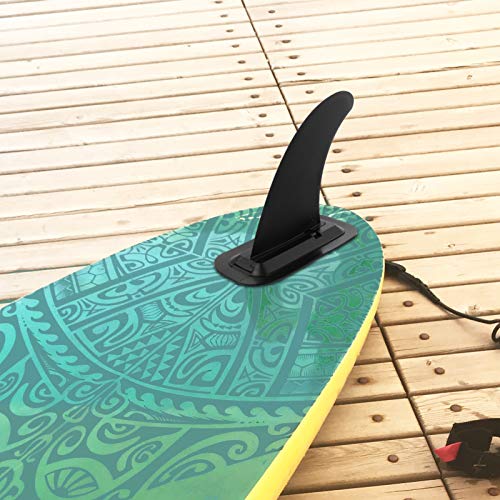 BESPORTBLE Barbatanas de plástico para prancha de surfe para prancha de surf única para prancha de s