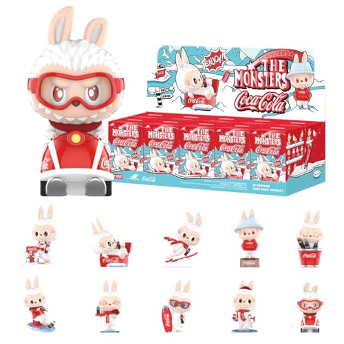 POP MART The Monsters Coca-Cola Series Figures Aleatoria Figura de Acción Popular Figura Coleccionable y Adorable Juguete Artístico Regalo Creativo Whole Set