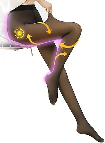 fake translucent fleece tights for dark skin