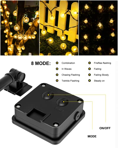 Catena Luminosa Esterno Solare, [100 LED/10M