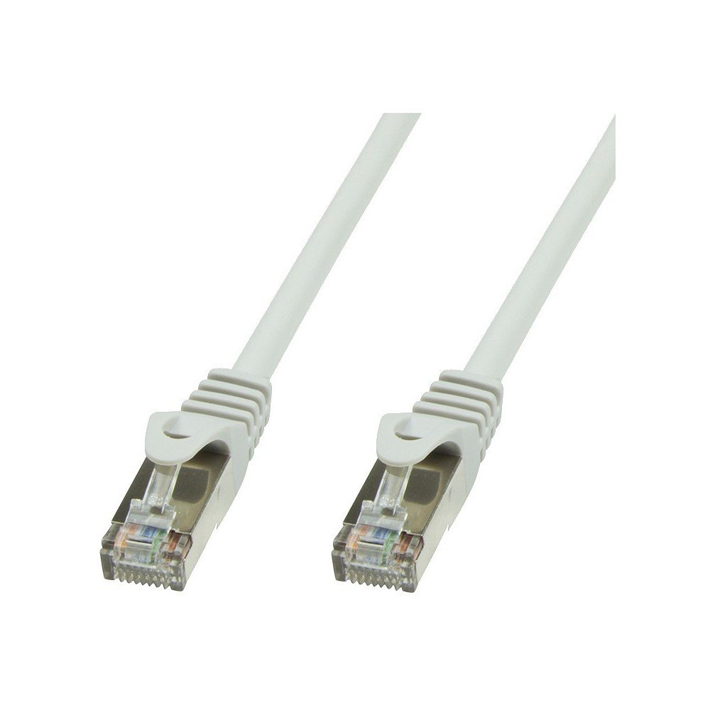 Techly Professional 101416 Cavo di Rete Patch in Rame Cat.6 Grigio SFTP LSZH 30m Grigio