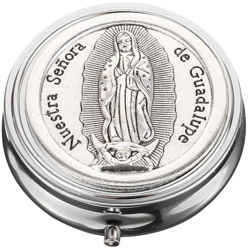 KHBUAB Caja Grabado para y Joyas de Aleación de Plateada Diseño Multifuncional Adecuado para Organizar y Almacenar