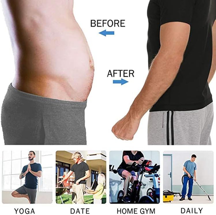 Miniatura 5 de CHUUMEE Camisa de sauna para hombre, traje de sudor, camiseta de compresión para pérdida de peso, entrenamiento, deportes, faja moldeadora, chaqueta