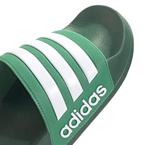 Image of adidas Women ADILETTE SHOWER Synthetic Swim Slide FTWWHT /GOLDMT /BOGOLD | LUT50