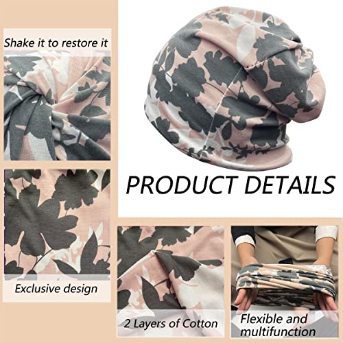 Jarsehera Womens Slouchy Beanie Cotton Chemo Caps Cancer Headwear Hats Turban #TOP2