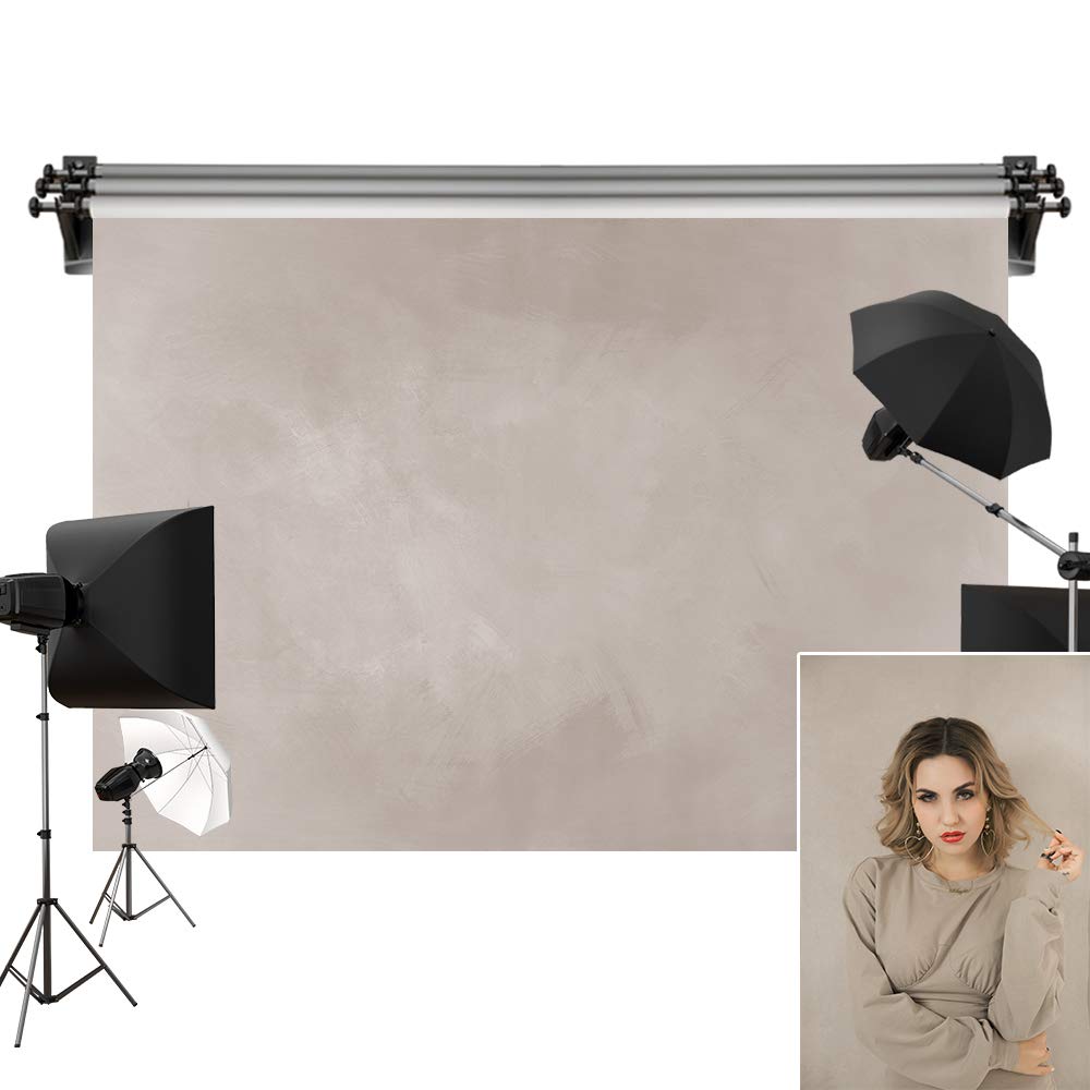 Kate 10x6.5ft/3m(W) x2m(H) Photo Backdrops Photographers Retro Solid Khaki Background Photography Props Studio Digital Printed Backdrop