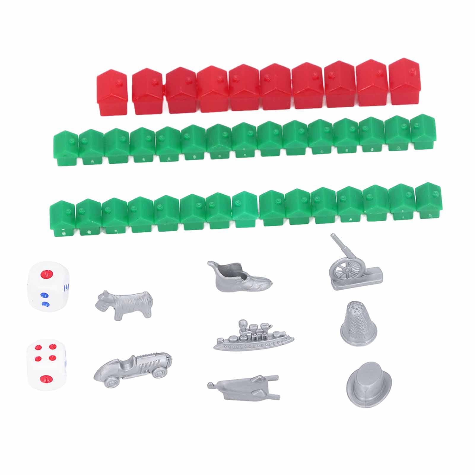 Plastic Hotel Houses G Replacement Pieces Set for Board G Plement Accessory Including Board G Pieces Hotel G Plement Hotel G Piece Plement Hotel G Piece Set - Image 2