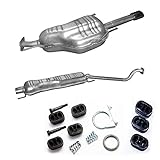 opel astra g coupe mittelschalldämpfer EU Hersteller Auspuff ENDSCHALLDÄMPFER MITTELSCHALLDÄMPFER + Montageware Neuware (passend für das angegebene Fahrzeug ,siehe Artikelbeschreibung)