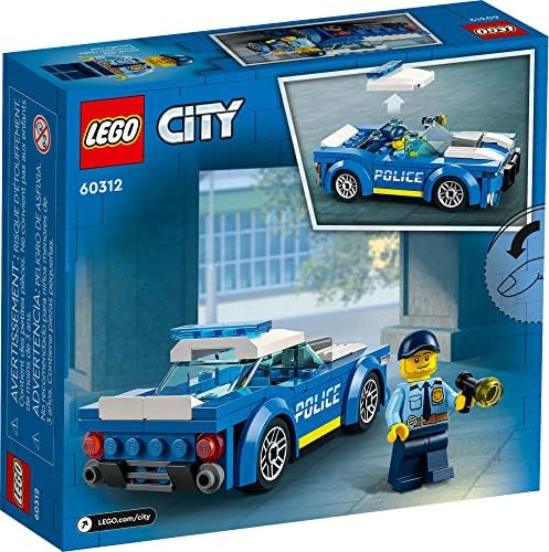 LEGO City Police Car Toy 60312 for Kids 5 Plus Years Old with Officer Minifigure, Small Gift Idea, Adventures Series, Car Chase Building Set — view 5