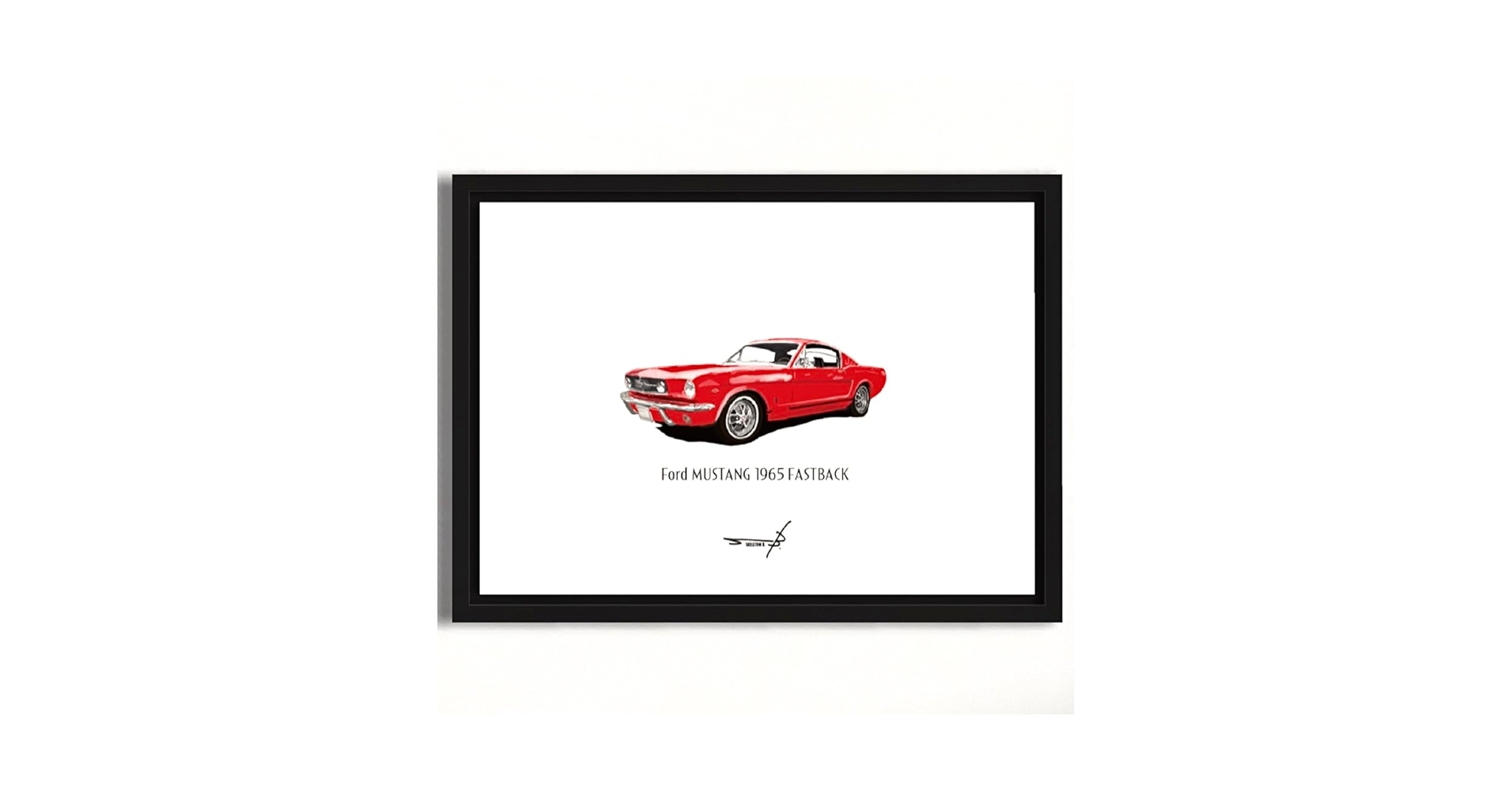 1965 Fordマスタング　アート　イエローコーナー 1965 Ford Mustang | Classic Cars for Sale - Streetside Classics