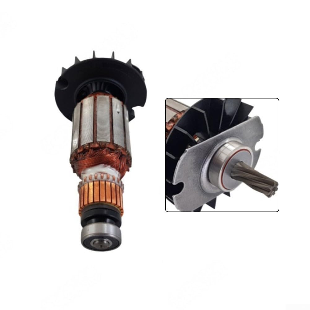 Rotor de martillo eléctrico para 1619P13450 230V 2-24 GBH240, pieza de repuesto de armadura compatible con herramienta eléctrica, componente de motor de repuesto