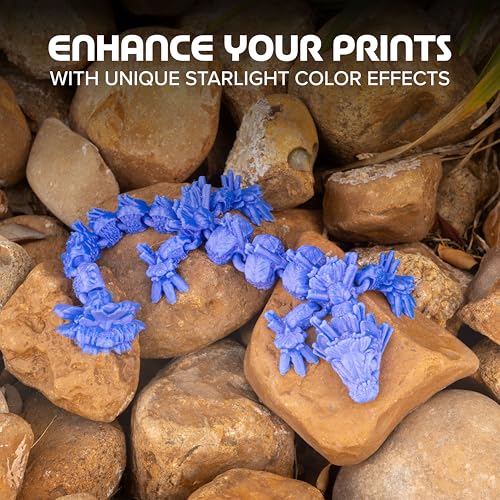 Image of Polymaker Panchroma Starlight PLA Filament 1.75mm for 3D Printing, Pulsar | Neatly Wound, Starry Sky PLA 1kg, Easy Print & Smooth Feeding, Compatible with Bambu Lab & Most 3D Printers