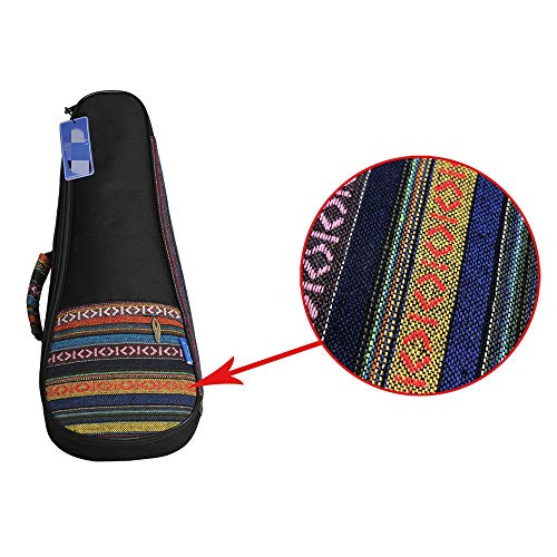 Tbaobei-Baby Sac Guitare 21 Pouces Ukulele Ukulele Uklele Petite Guitare Sac de Style Ethnique Guitar Case Sac Guitare… - Les Beatles, Paul McCartney, John Lennon, RIngo Starr, George Harrison Tbaobei-Baby Sac Guitare 21 Pouces Ukulele Ukulele Uklele Petite Guitare Sac de Style Ethnique Guitar Case Sac Guitare… – Image 6