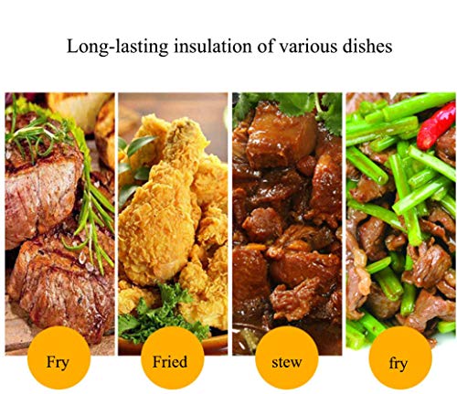 HSBAIS Speisenwärmer Buffetwärmer, Full Size Rechteckig Wärmebehälter mit Deckel Chafing Dish für Catering, Buffet und… – Bild 4