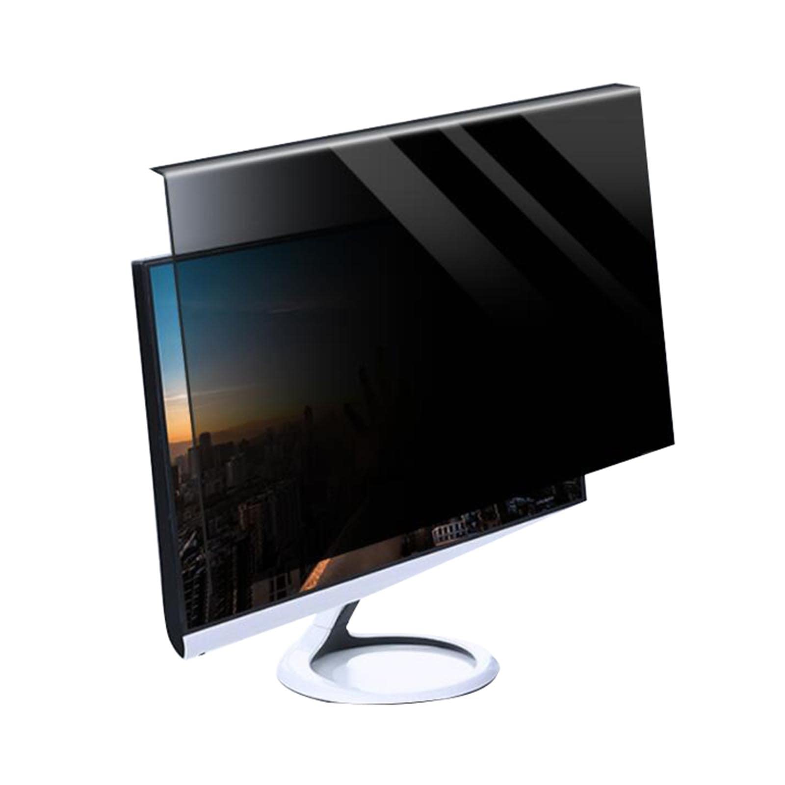 LIGUOYI Colgando Filtro De Privacidad, Protector De Pantalla para Monitor Ancha De Ordenador, Filtro De Pantalla con Antimicrobiano, Antirreflectante UV Y Antis Luz Azul, Antis-arañazos