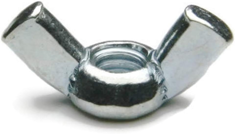 Wing Nuts Zinc Plated Steel - 3/8"-16 - Qty-100