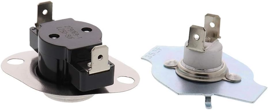 Thermal Cut - Off Fuse and Thermostat Compatible with Whirlpool 279769, 3398671, AP3094224, PS334278 (Fits Models: 7MW, WET, YWE)