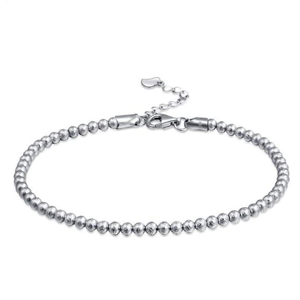 Parures de main Bracelet en Argent S925 Bijoux Tendance de Style Minimaliste pour Femme