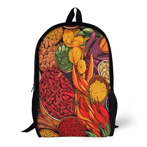 Sac à dos enfants Spices 17 pouces avec imprimé cartoon 3D pour la maternelle et l'école