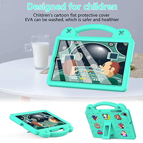 Housse silicone EVA vert pour Galaxy Tab A 10.1 avec béquille