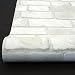 (Blanco, Paquete de 1) Papel tapiz de mural autoadhesivo clásico con patrón...