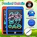 DJZZ 12 Pack 8.5 Inch LCD Writing Tablet for Kids, Colorful Drawing Pad LCD Doodle Scribbler Boards Sketch Tablet Electronic Notepad Learning Pad