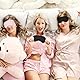 Molain 2 Stück Seidene Schlafmaske Damen, Weiche Seide Schlafmaske Augenmaske mit verstellbarem Riemen Sleep Mask Lichtblockierende Schlafbrille für Pause Reisen, blockiert Licht