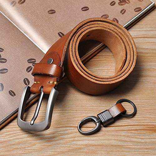 Lychee Cintura Uomo in 100% Vera pelle,Fibbia in