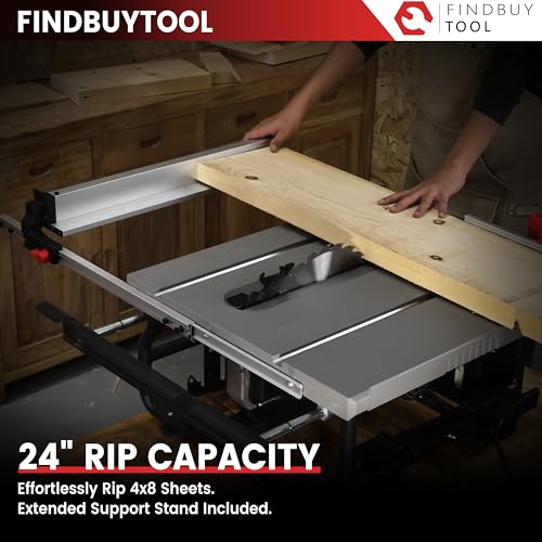 FINDBUYTOOL 10-Inch Portable Table Saw
