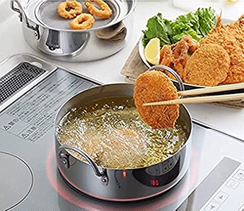 油ターンオイルポット コンパクト 油 揚げ物 油こし器 取っ手も場所を取らない (ユウターン) H対応 ストッカー 保存容器 天ぷら油 てんぷら油 天ぷら鍋 油ターン 20cmIのサムネイル