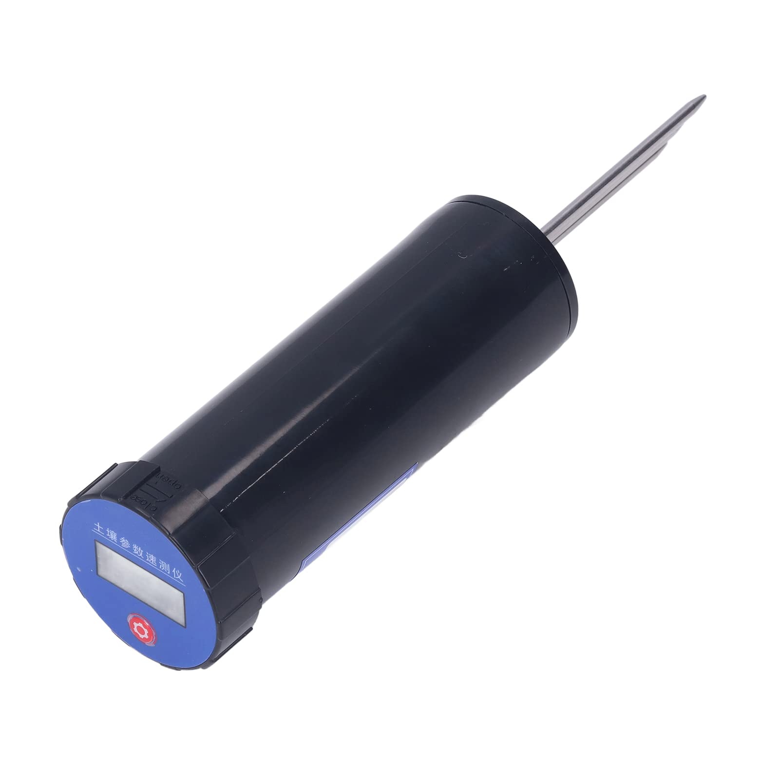 Fdit Medidor de Humedad del Suelo, Sensor de Sonda de Césped para Jardinería, Medidor de Humedad de Temperatura del Suelo de Acero Inoxidable Portátil