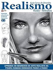 Capa de Guia Curso de Desenho Realismo - Rosto - Retratos