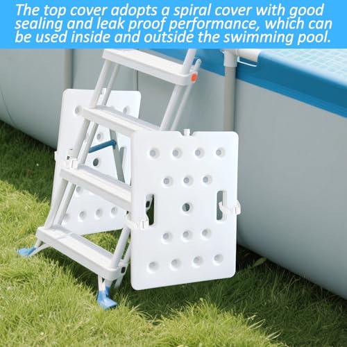 2 Pesos para Escalera de Piscina, HDPE, Blanco, Universal miniatura 4