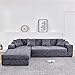 Leżanka protector. Kwiatowa Sofa Okładka Elastyczna Szezlong Longue Sofa Pokrowce na Salon Stretch Pokrowce dla narożnej Sofa L (Color : Color 6, Specification : 2seater and 2seater)