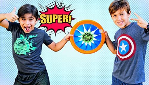 Ja-Ru Water Hopper Skip Ball & Flyer Foam Frisbee Flying Ring Water Bouncing Ball & Safe Soft Flying Disc Beach Pool Toy Bundle For Kids & Adults Water Hopper Bouncing Ball & Flying Disc 880-1031 #TOP6