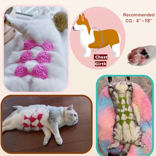 Bikini de playa para perro y gato talla 8 Cup verde miniatura 3