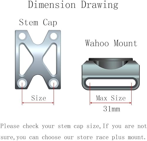Miniatura 7 de Out Combo Combo Extended Mount para Wahoo Elemnt Bolt y Mini, adaptador de luz de bicicleta