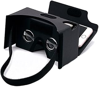 Virtual Real Store Google Cardboard 3D Virtual Reality Headset Glasses,DIY Cardboard VR(Black)