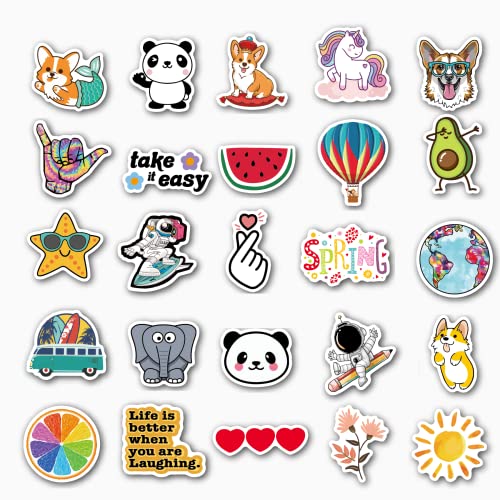 200Pcs Water Bottle Stickers For Kids Teens, Waterproof Vinyl Stickers, Aesthetic Laptop Stickers, Stickers For Water Bottles,Cute Stickers Packs #TOP2